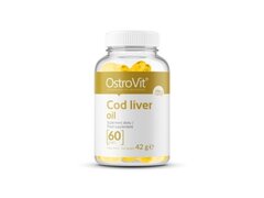 Ulei de ficat de cod, 500 mg 60 Caps- Sustine buna functionare a sistemului cardiovascular,Vitaminel